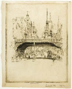Ludgate Hill af Joseph Pennell