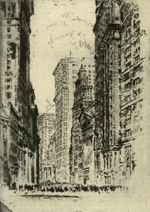 New York City - af Joseph Pennell