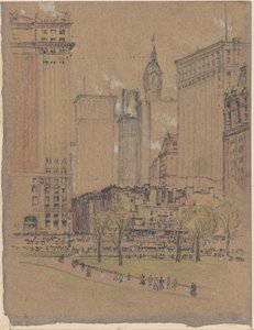 New York, det gamle og det nye af Joseph Pennell