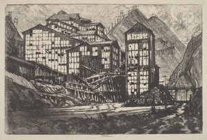 Gamle millioner øjne af Joseph Pennell