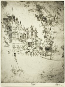 Park Lane af Joseph Pennell