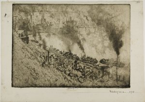 Pittsburgh, nr. Og af Joseph Pennell
