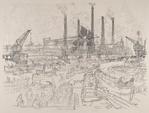 Power-House, Berlin af Joseph Pennell