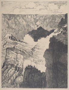 Road to the White City, No.I, 1912. af Joseph Pennell