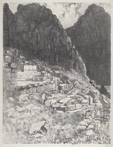 De Mægtiges Sæder, Delphi af Joseph Pennell