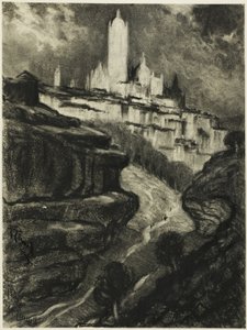 Segovia af Joseph Pennell