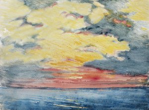 Solnedgang, Acapulco af Joseph Pennell