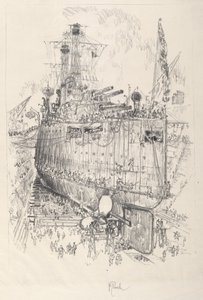 Myrerne, 1917. af Joseph Pennell