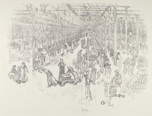 De Tusind Pigers Bugt, 1916. af Joseph Pennell