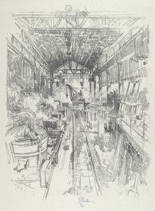 Kedlerne, 1916. af Joseph Pennell