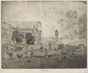 Krystalpaladset af Joseph Pennell