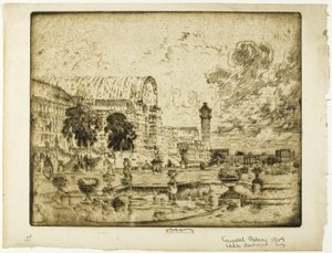 Krystalpaladset af Joseph Pennell