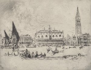 Dogepaladset, 1883. af Joseph Pennell