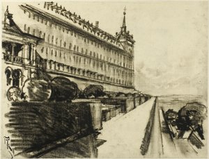 Den endeløse Escorial af Joseph Pennell