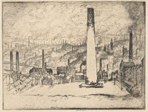 Den Store Skorsten, Bradford af Joseph Pennell