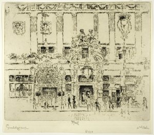 Instituttet, Piccadilly af Joseph Pennell