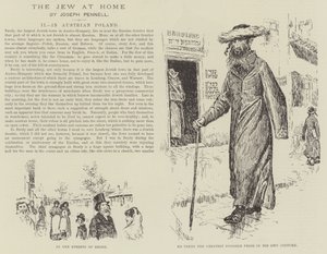 The Jew at Home, af Joseph Pennell af Joseph Pennell