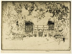 Marmorbuen af Joseph Pennell