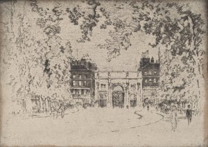 Marmorbuen, 1905. af Joseph Pennell
