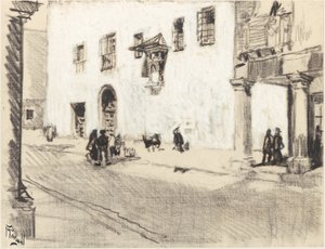 Klostrene i Alcalá af Joseph Pennell