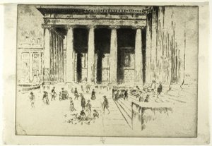 The Steps, British Museum af Joseph Pennell