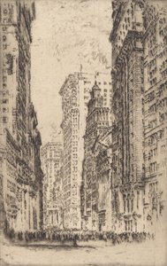 Børsen, 1904. af Joseph Pennell
