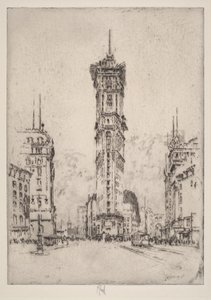 Times-bygningen af Joseph Pennell