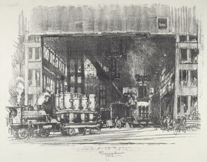 Urnerne, der støber store skaller af Joseph Pennell