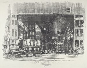 Urnerne, der støber store skaller af Joseph Pennell