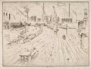 Spor, Oberhausen af Joseph Pennell