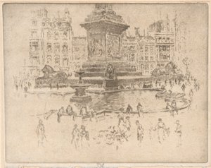 Trafalgar Square af Joseph Pennell