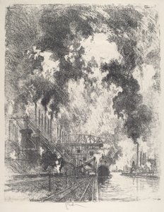 Aflæsning af malm af Joseph Pennell