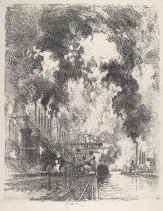 Losning af malm af Joseph Pennell