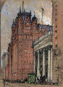 Waldorf Astoria Hotel af Joseph Pennell