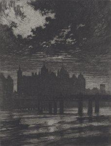 Whitehall Court, 1903. af Joseph Pennell