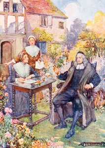 John Milton i sin have af Joseph Ratcliffe Skelton