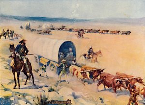 Voortrekkerne, 1909 af Joseph Ratcliffe Skelton