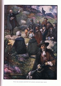 Mens præstene prædikede og bad, holdt vagtposterne vagt i 1910