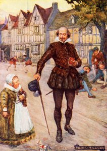 William Shakespeare i Stratford-upon-Avon af Joseph Ratcliffe Skelton