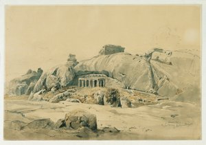 Klippetempler i Mamallapuram (Mahamaleipur), Indien af Joseph Selleny