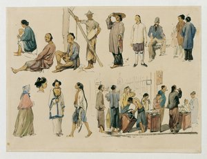 Kinesiske figurstudier af Joseph Selleny