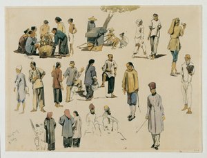 Kinesiske figurstudier af Joseph Selleny