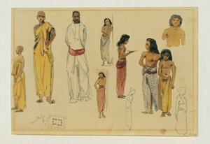 Singhalic Priest på Ceylon af Joseph Selleny