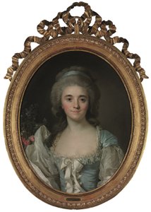Portræt af Comtesse de Provence (1753-1810) (olie på lærred) af Joseph Siffred Duplessis
