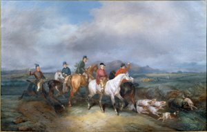 Eberjagd af Joseph Simon Volmar
