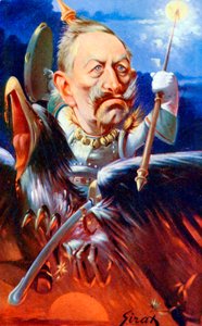 Kaiser Wilhelm II - karikatur af Sirat