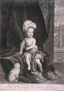 William, hertug af Gloucester, som barn, c1720