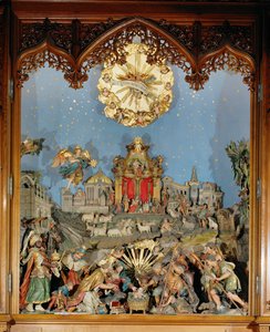 Krybbe, der bruges i klosterkirken under julegudstjenester ... af Joseph Thaddaeus Stammel