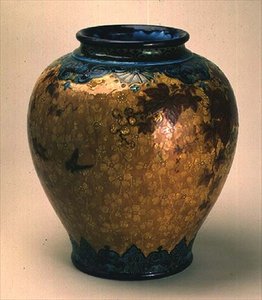 Vase, ca. 1880 (lertøj med polykromt maleri) af Joseph Theodore Deck
