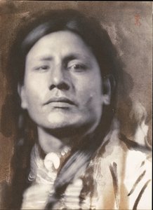 En Sioux-høvding [Har-No-Horses], 1898.
